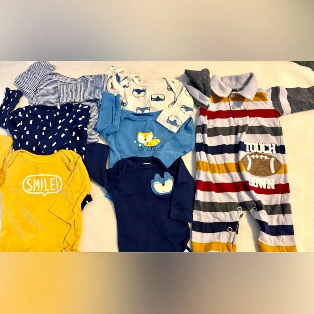 31pcs Newborn Boys Clothing & 1 Pair Shoes - Picture 4 of 15